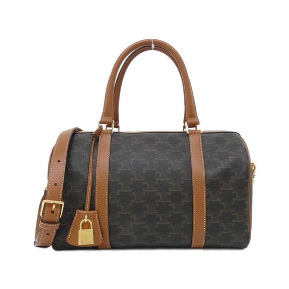 CELINE Gold 2C Boston Bag - Picture 1 of 7